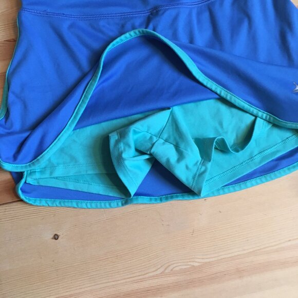 Athletics Bright Blue and Turquoise Skort, Super Cute, Athletics by Old Navy - Picture 4 of 13